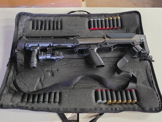 KelTec 12 Gauge pump action shotgun 3 inch barrel, SN# XX7V05, it is Excellent Condition, comes with