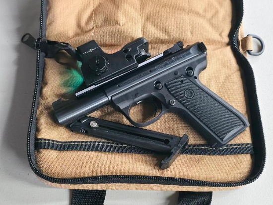 Ruger Mark III 22/45, .22 Caliber L.R. SN# 273-58756, is in Soft Carrying Case, is in Great