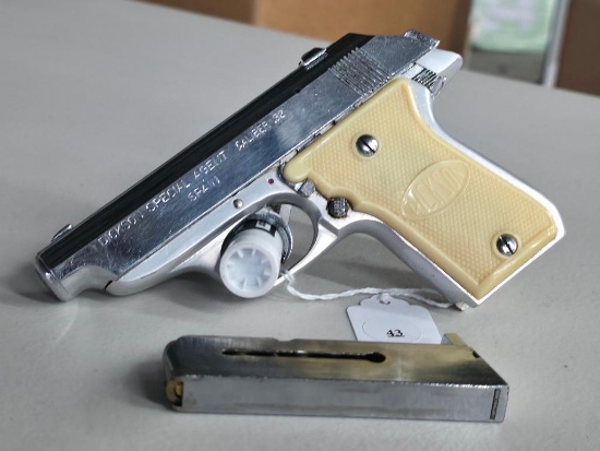 Dickson Special Agent .32 caliber Handgun, with magazine and 6 bullets, SN# 51638, is in great
