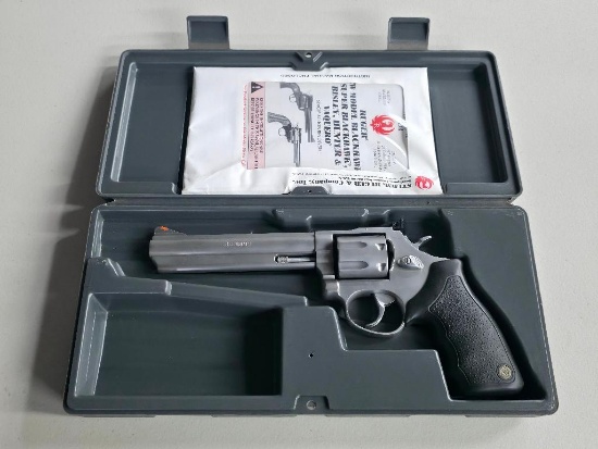 Taurus Ruger .357 Magnum Revolver, SN#WJ156942, is in Excellent condition, comes with Handbook, and