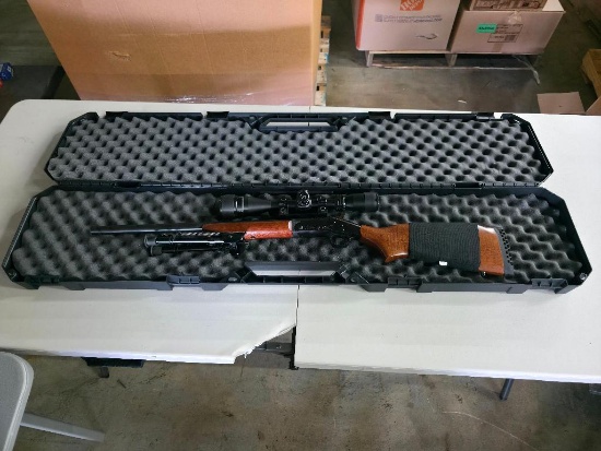 New England Firearms .204 caliber Ruger rifle, SN#NW200395, Comes with a scope, hard carrying case,