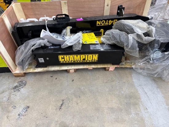 Champion 34-Ton Full Beam Log Splitter (Model #100425)  Open Box Our price $999.99