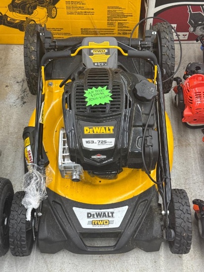 DeWalt 163cc Gas-Powered RWD Lawn Mower, Open Box
