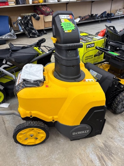 DeWalt Electric Snow Blower, Open Box, Our Price $399.99.