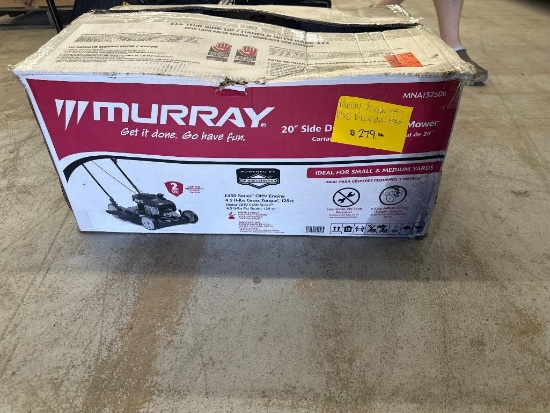 Open Box Murray 20-Inch 125 CC Push Behind Mower $189