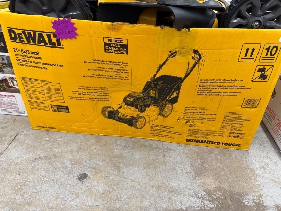 DeWalt 21-Inch Self-Propelled Gas Lawn Mower, Open Box, Our Price $269.99