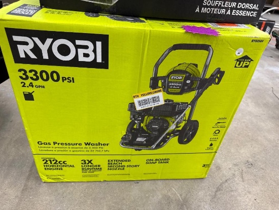 Ryobi 3300 PSI 2.4 GPM Gas Pressure Washer (Open Box), our price $249.99