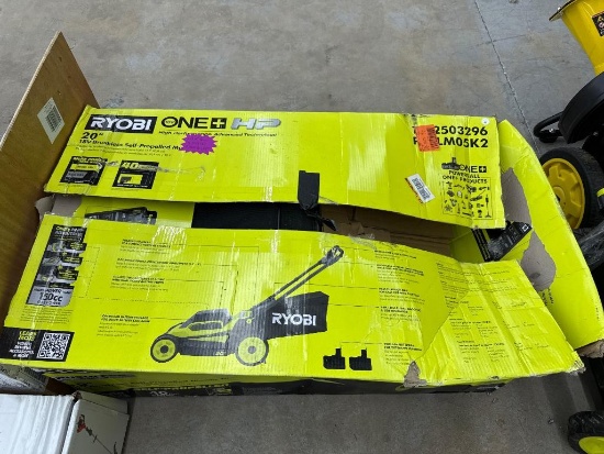 Ryobi ONE+ HP 20-Inch Brushless Push Lawn Mower (Open Box) our price $249.99
