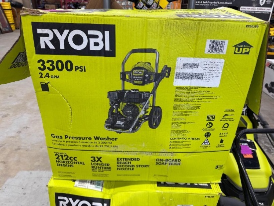 Ryobi 3300 PSI Gas Pressure Washer (Open Box) Our Price $229.99