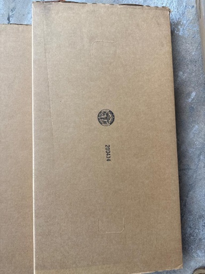 Open Box Easy Track White Wood Closet Shelf Kit with 4 Shelves
