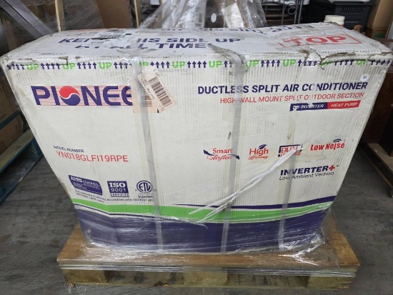 Open Box Pioneer Ductless Split Air Conditioner Outdoor Unit, Model YN018GLFI19RPE