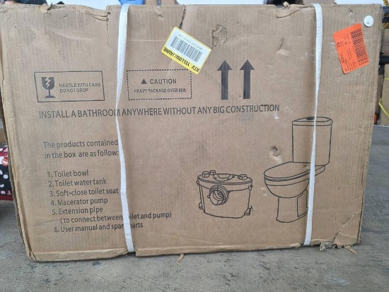 Open Box Single Banded Box Macerating Toilet Kit MT-1