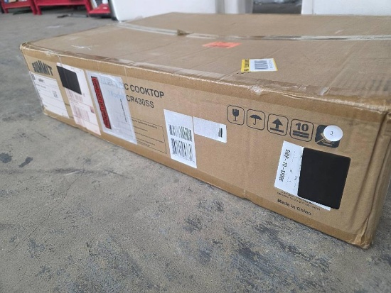 Open Box Summit CR430SS Electric Cooktop  1 Box