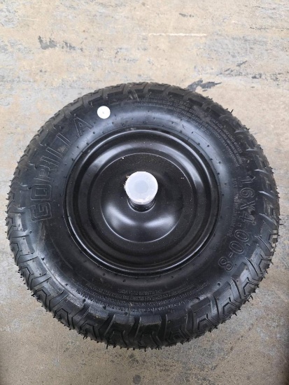 Gorilla 16X4.00-8 Replacement Tire and Rim, Open Box