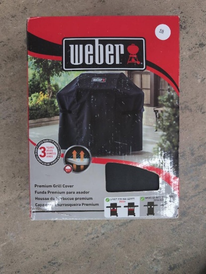 Open Box Weber Premium Grill Cover for Spirit 200/300 Series