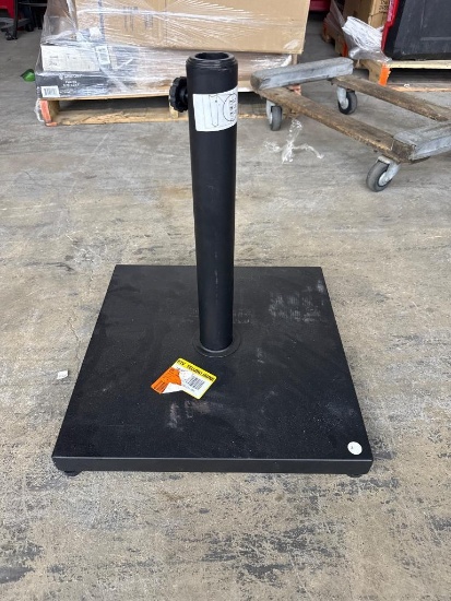 Open Box Black Metal Base Umbrella Stand
