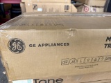 Open Box GE Appliances 30-Inch Built-In Microwave Trim Kit in White