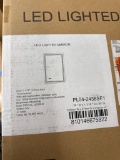 Open Box LED Lighted Mirror Model PL04-2436SF1, 24 x 36