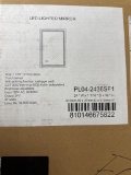 Open Box LED Lighted Mirror with Touch Sensor and Anti-Fog Feature