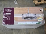 Home Decorators Collection 23-inch Brushed Nickel LED Drum Ceiling Fan in Open Box