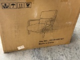Cavinas Linen Accent Chair with High Backrest, SKU HFSN-1051NY