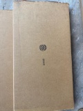Open Box Easy Track White Wood Closet Shelf Kit with 4 Shelves