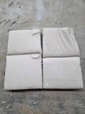 Open Box Hampton Bay Polyester Outdoor Seat Cushions, Set of Four