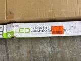 Open Box Feit Electric 4-Ft LED Shop Light with Motion Sensor and Remote