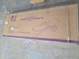 Purple Leaf Chaise Lounge Set in Dark Grey/Light Grey, New in Open Box