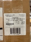 Dimex 36 in. x 48 in. Clear Office Chair Mat with Lip for Low Pile Carpet  Open Box