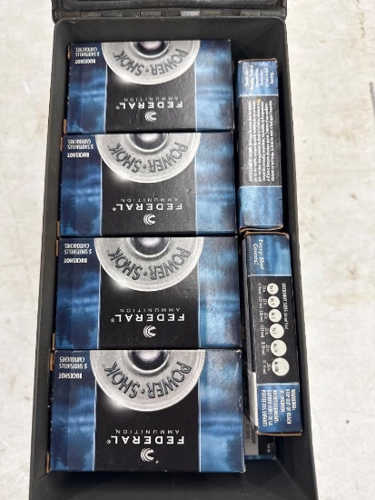 Open Box Lot of Assorted Items to Include Ammunition Cases and Cartridges