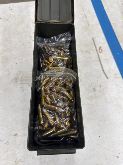 Open Box of Assorted .38 SPL Rounds and Ammo Military Grade Box