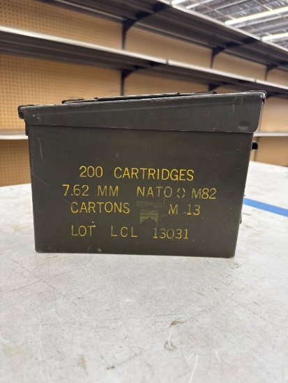 Open Box 5.7x28mm Ammunition With Metal Ammo Can