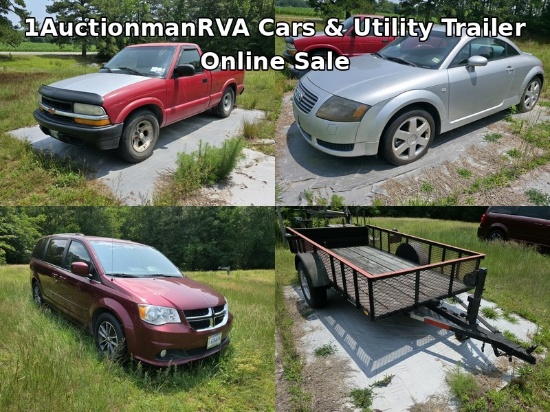 1AuctionmanRVA Summer Vehicle & Trailer Auction.