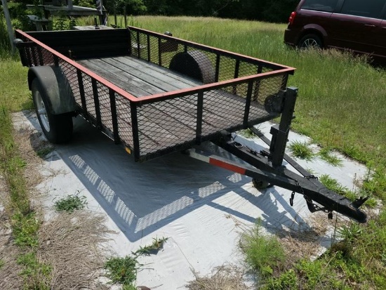 Tow-Rite Single-Axle 5' X 10' Utility Trailer.