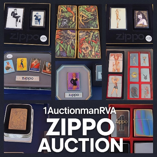 1Auctionman's Vintage & Limited-Edition Zippo Sale