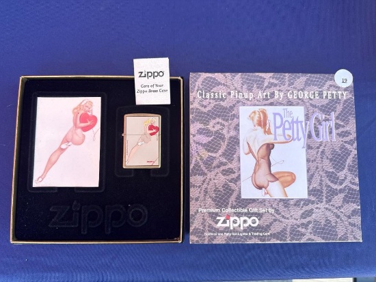 Zippo Premium Collectible Gift Set Featuring The Petty Girl by George Petty