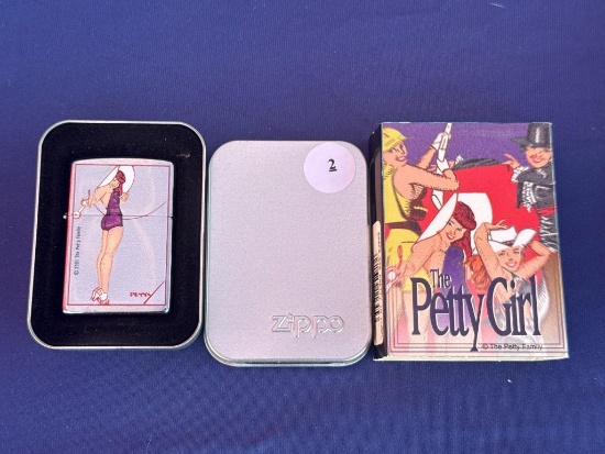 2011 Zippo Lighter Featuring The Petty Girl Artwork