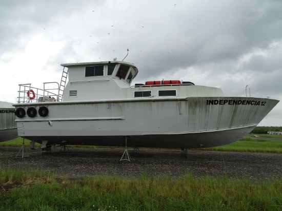 PAIR OF AS NEW 45' ALUMINUM CREW VESSELS