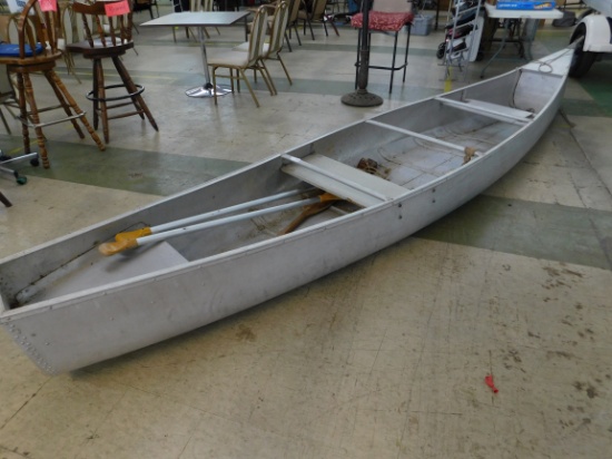 16ft Aluminum Canoe