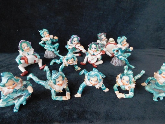 Occupied Japan - Pixie / Fairy Figures - 12pcs