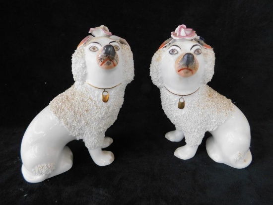 Occupied Japan - Staffordshire Dogs - Pair
