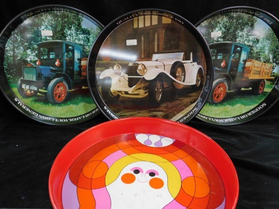 4 Advertising Trays