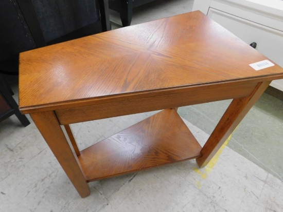 Trapezoid Shaped End Table