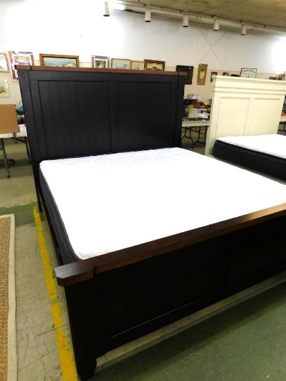 Modern King Size Black Bed
