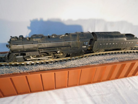 Lionel No. 736 Steam Locomotive and No. 2036W Tender No Box