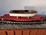 Vintage Lionel No. 6801 Flatcar with Boat