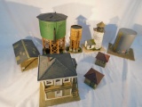 Lot of Lionel #38 Operating Water Tower Switch Tower Shed Water Tank Oil Tank