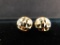 14K Yellow Gold Post Earrings 2.2 Grams