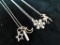 Sterling Silver Necklaces 8.3 Grams 3 Pieces